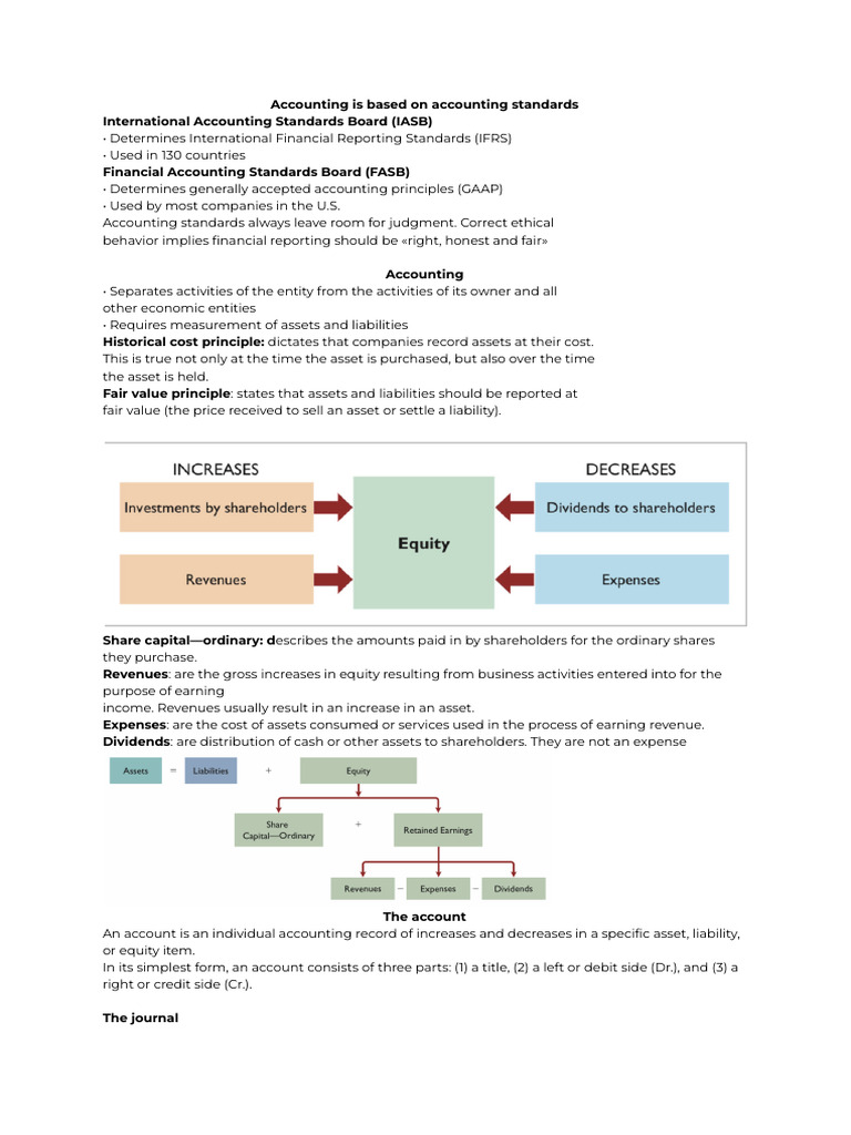 Understanding Key Accounting Principles | PDF | Debits And Credits ...
