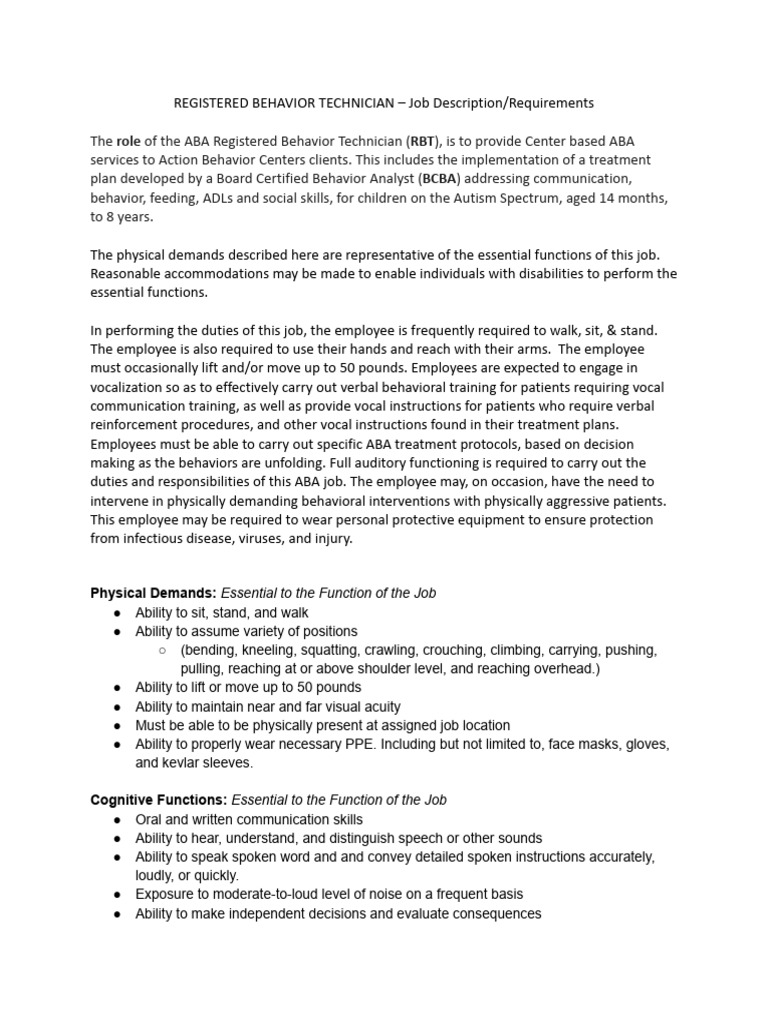 RBT Accommodation Form 2024 | PDF