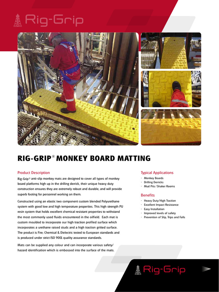 Durable Anti-Slip Monkey Board Mats | PDF | Polyurethane | Water
