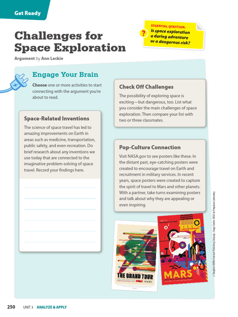 Challenges of Space Exploration | PDF | Rhetoric | Space Exploration