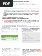 Demand and Supply Theory Explained | PDF | Demand | Elasticity (Economics)