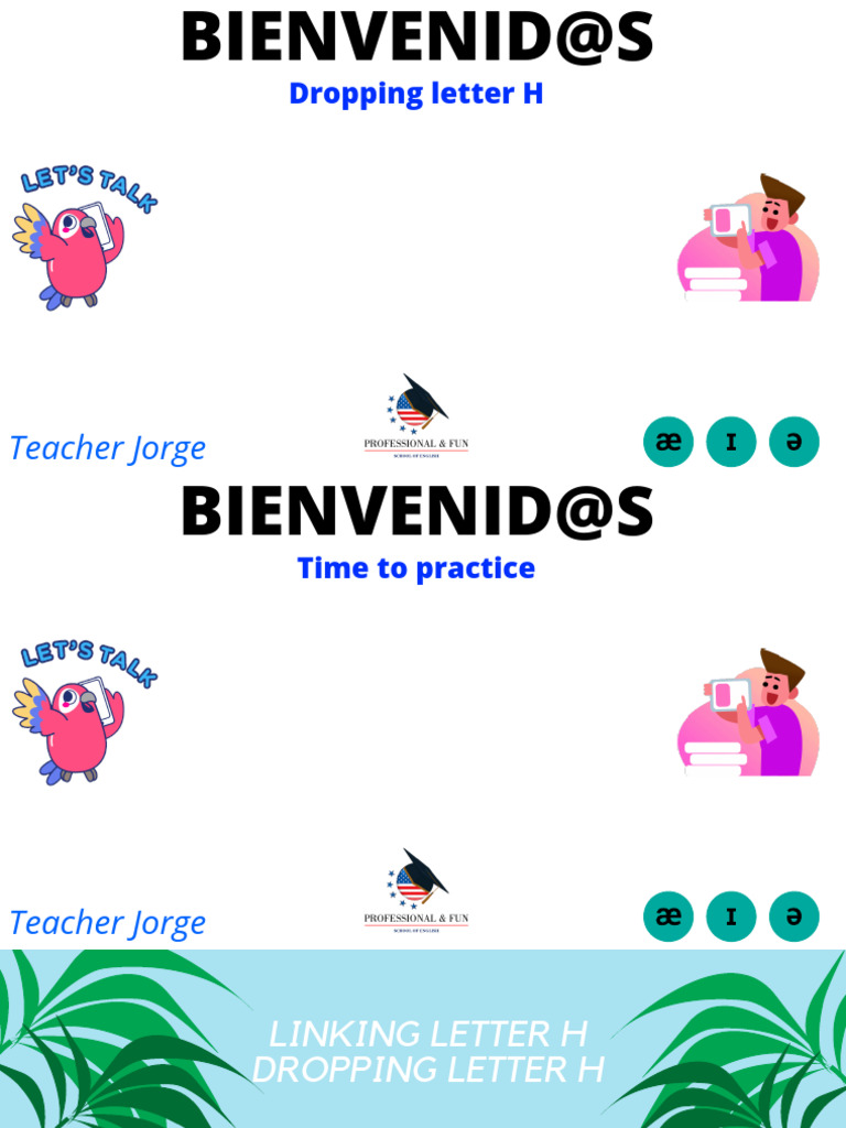 Técnicas de Linking y Dropping en Inglés | PDF | Ortografía ...