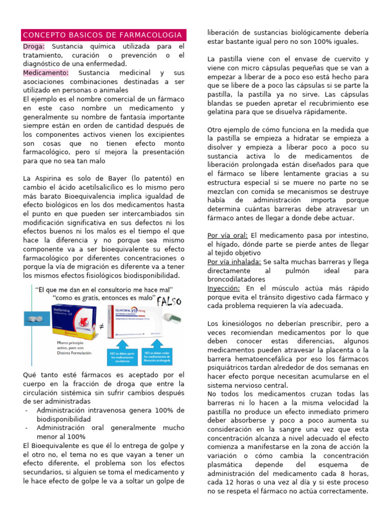 Clase 4 | PDF | Medicamentos con receta | Farmacología