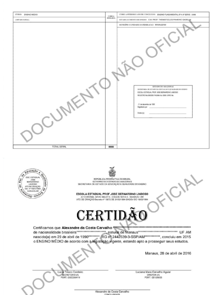Certifica Do | PDF
