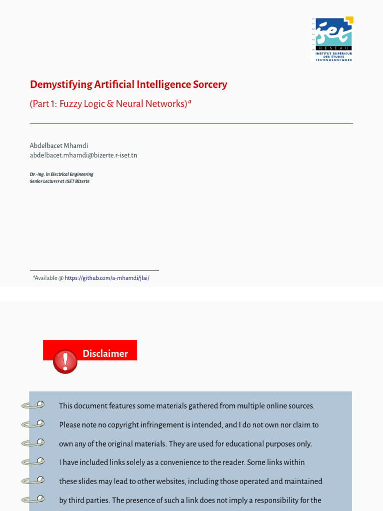 AI Fundamentals: Fuzzy Logic & Neural Networks | PDF | Fuzzy Logic ...
