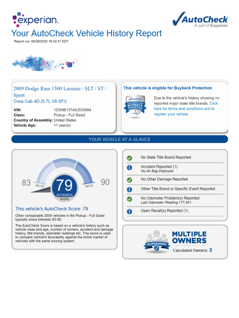 2009 Ram Vhr | PDF | Department Of Motor Vehicles | Motor Vehicle