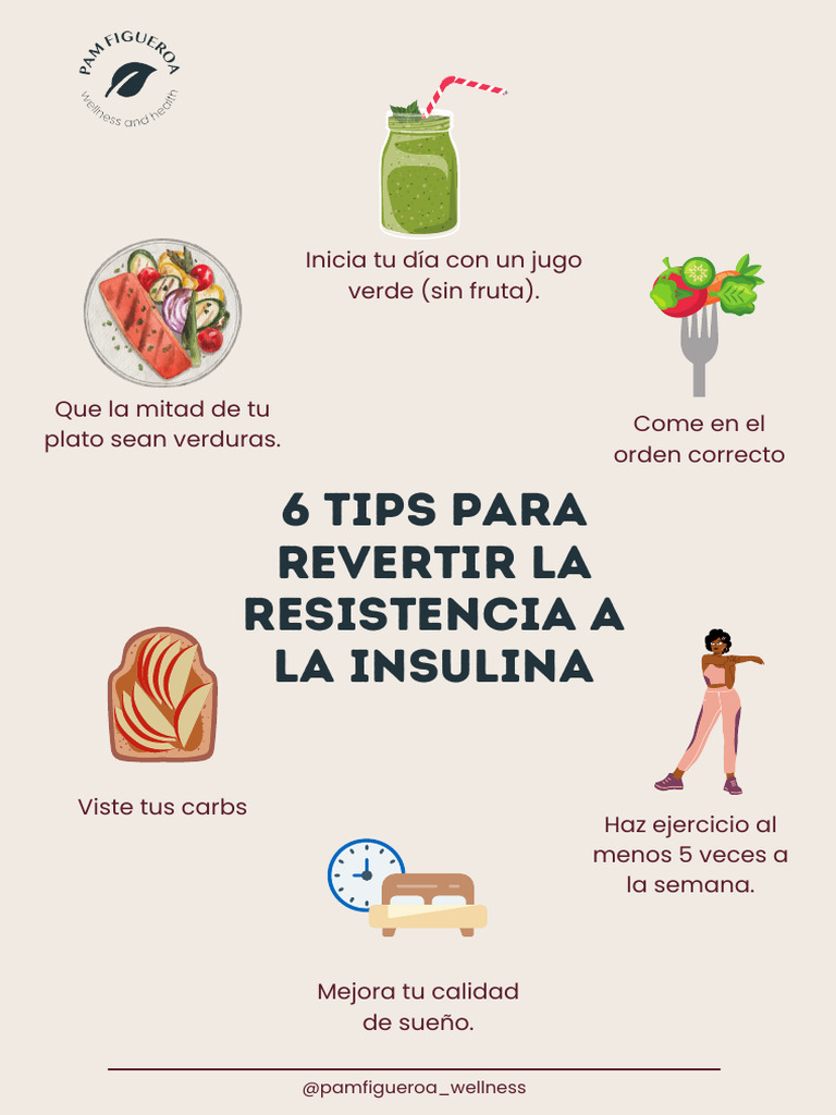 6 Tips para Revertir la Resistencia Insulínica | PDF