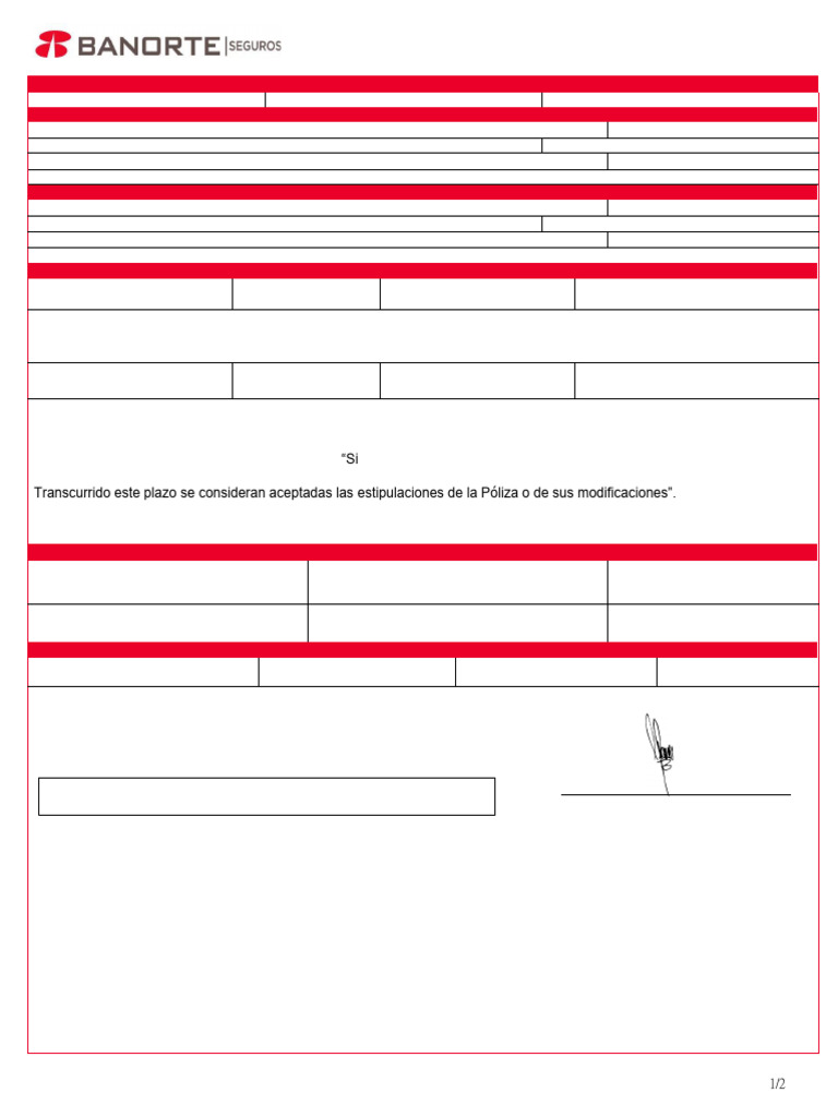Seguro 1232 | PDF | Póliza de seguros | Seguro