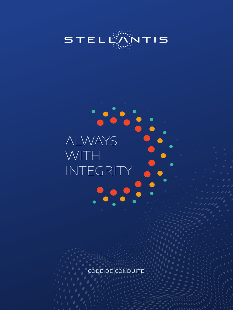 Code de conduite Stellantis : intégrité et éthique | PDF | Sécurité ...