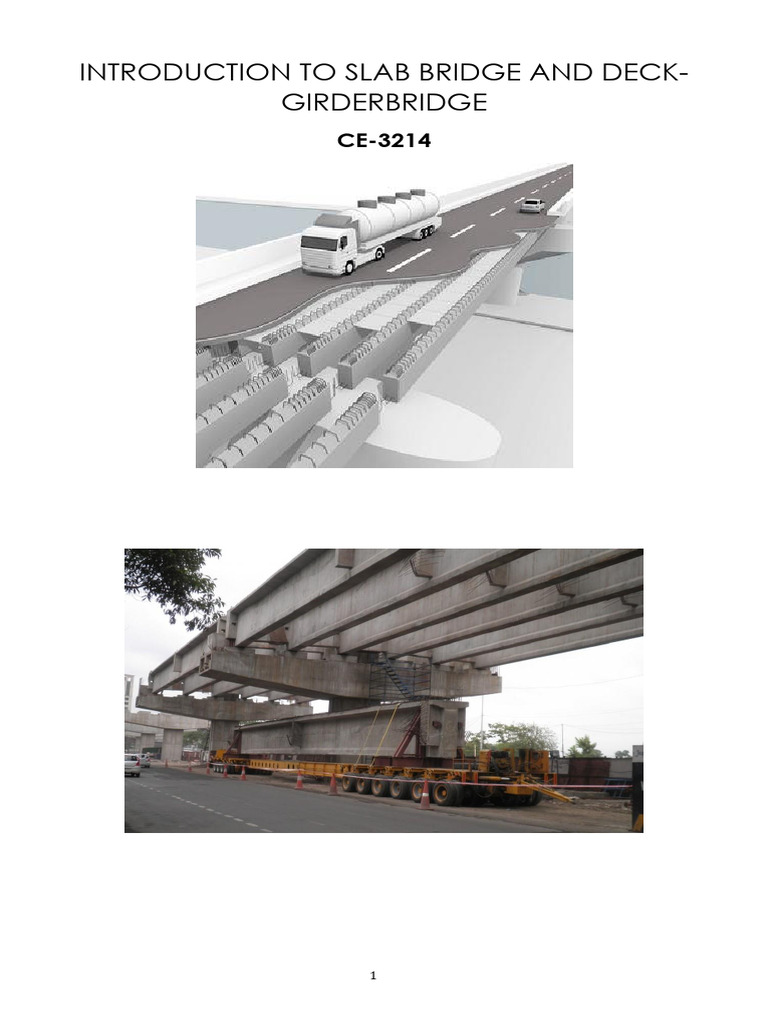 Deck Girder Bridge Design Guide | PDF | Truss | Bridge