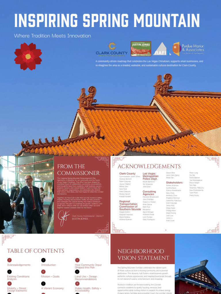 Spring Mountain Corridor Redevelopment Plan | PDF | Clark County ...