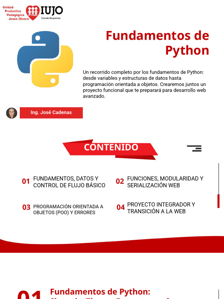 Fundamentos de Python: Guía Completa | PDF | Python (lenguaje de ...