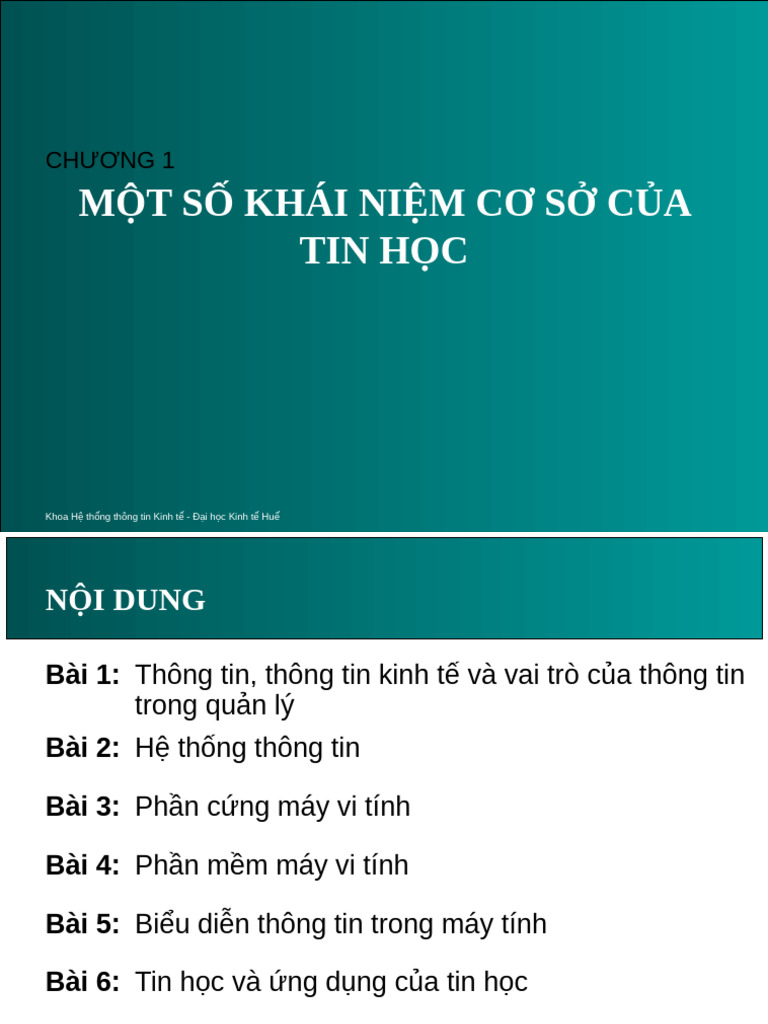 THUD - Chapter 1 - Basic Concepts | PDF