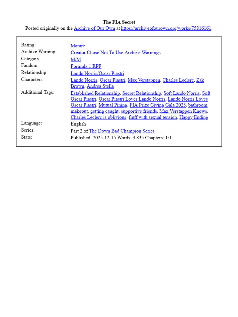 The_FIA_Secret | PDF | Formula One | Formula One Grands Prix