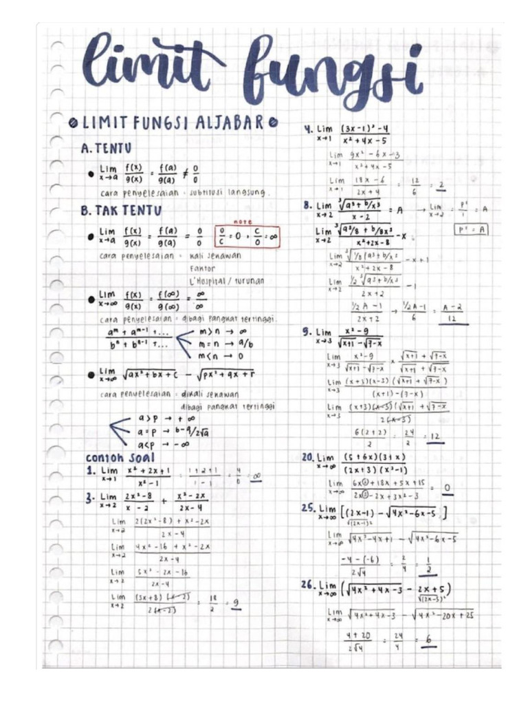 Materi Limit | PDF