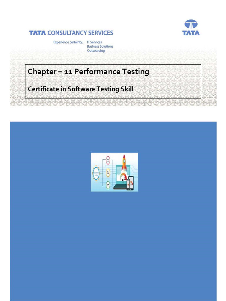 Chapter 11 Performance Testing v1.1 | PDF | Software Testing | World ...