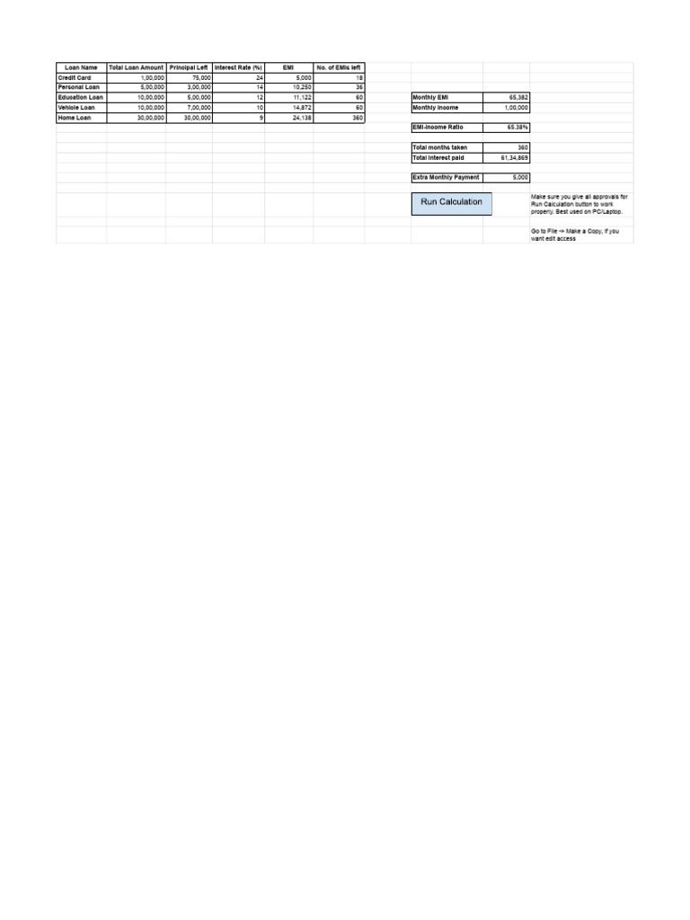 Loan Calculator | PDF | Interest | Mortgages