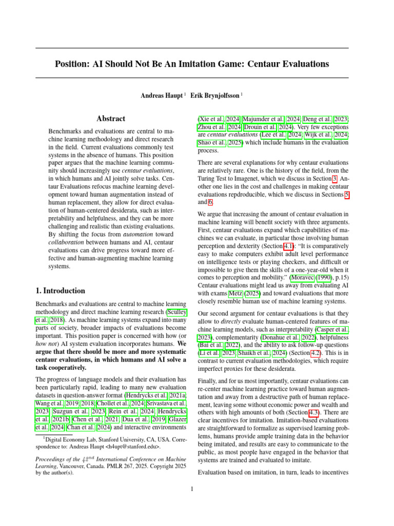 Centaur Evaluations in AI Development | PDF | Artificial Intelligence ...