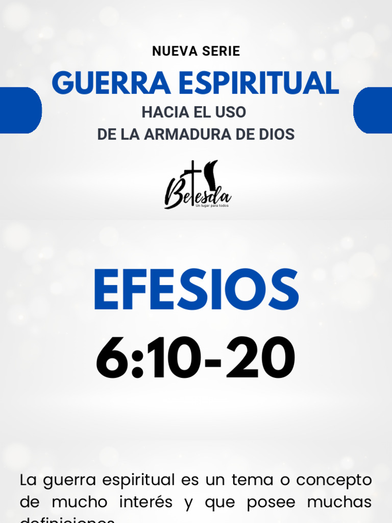 Guerra Espiritual y la Armadura de Dios | PDF | Pecado | Dios