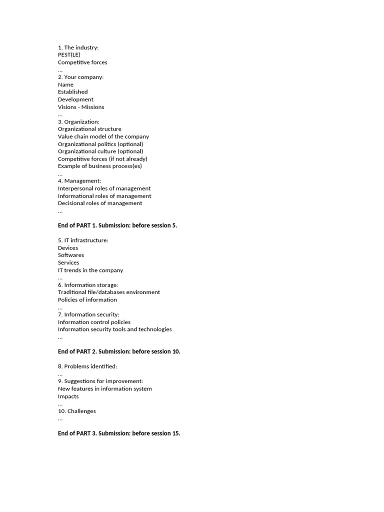 Group Project Template | PDF