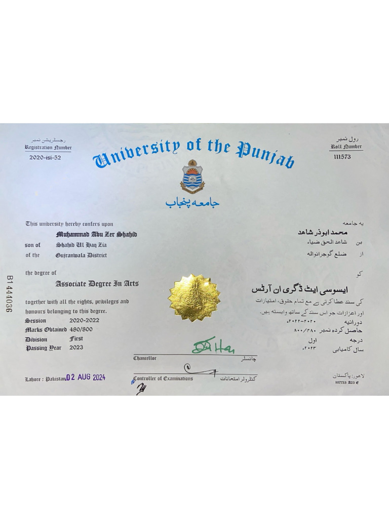 BA Degree | PDF