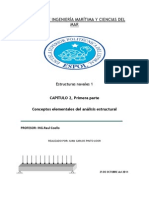 Análisis estructural de marcos y vigas