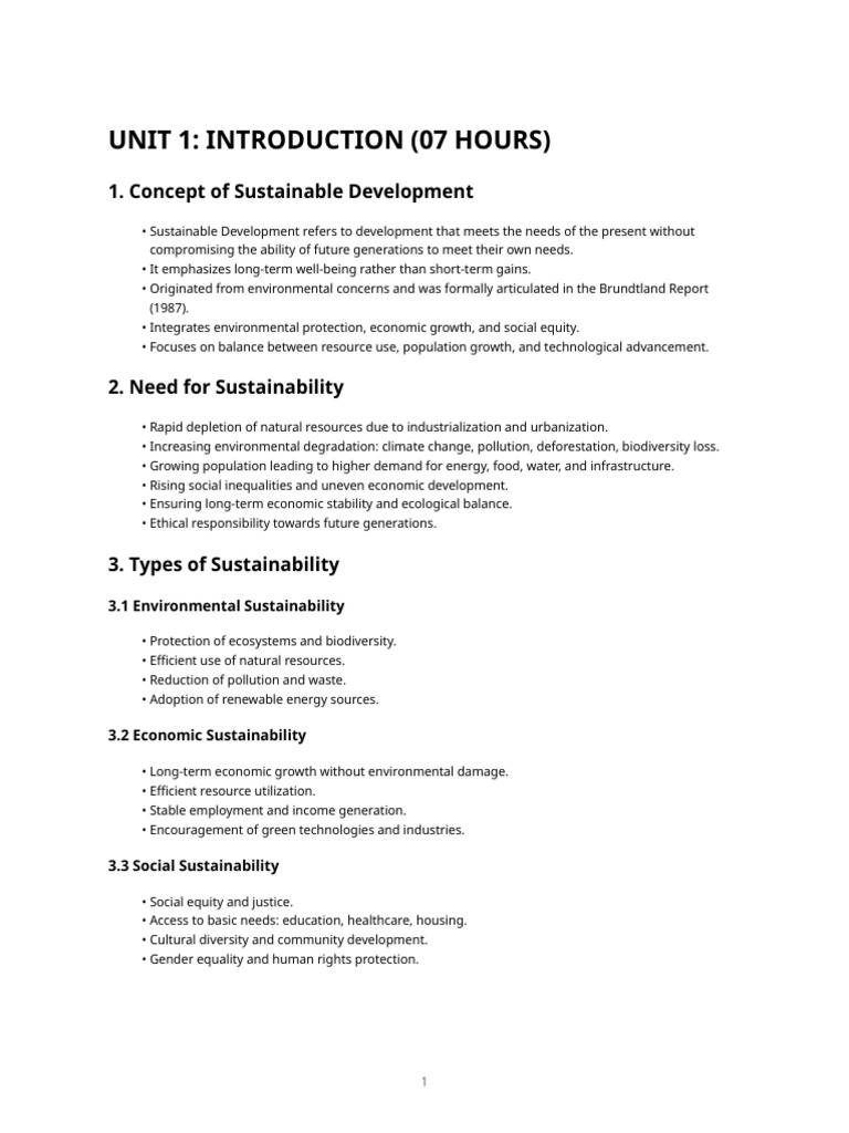 Understanding Sustainable Development Concepts | PDF | Sustainability ...