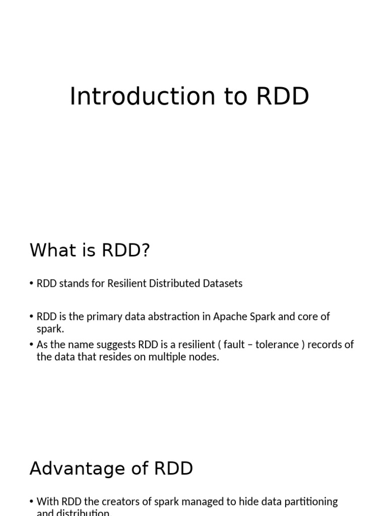 A204080739_28953_20_2025_unit 3 Introduction to RDD | PDF | Apache ...