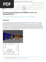 Creating Pseudo 3D Games With HTML 5 Canvas and Raycasting_ Part 2 - Dev
