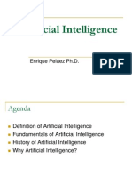 Artificial Intelligence: Enrique Peláez PH.D