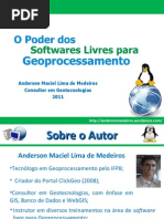 Softwares Livres de Geoprocessamento