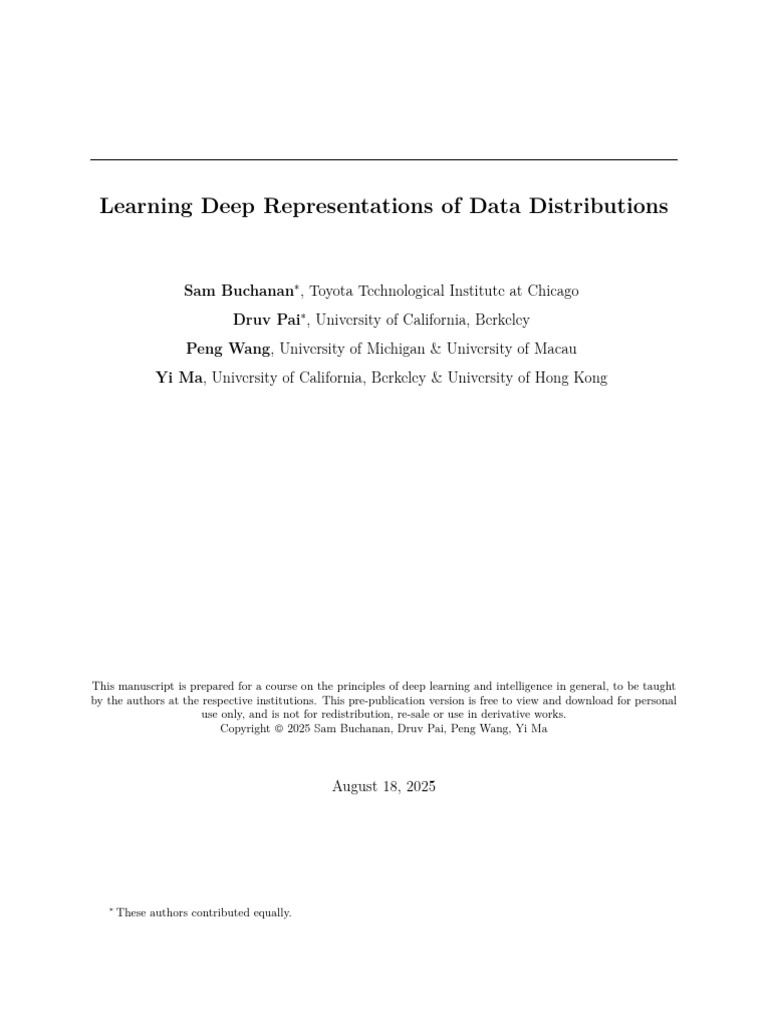 Deep Learning Data Representation Guide | PDF | Evolution | Data ...