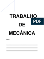 Trabalho de Mecanica