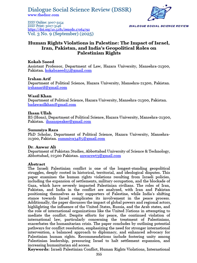 Human+Rights+Violations+in+Palestine+the+Impact+of+Israel,+Iran ...