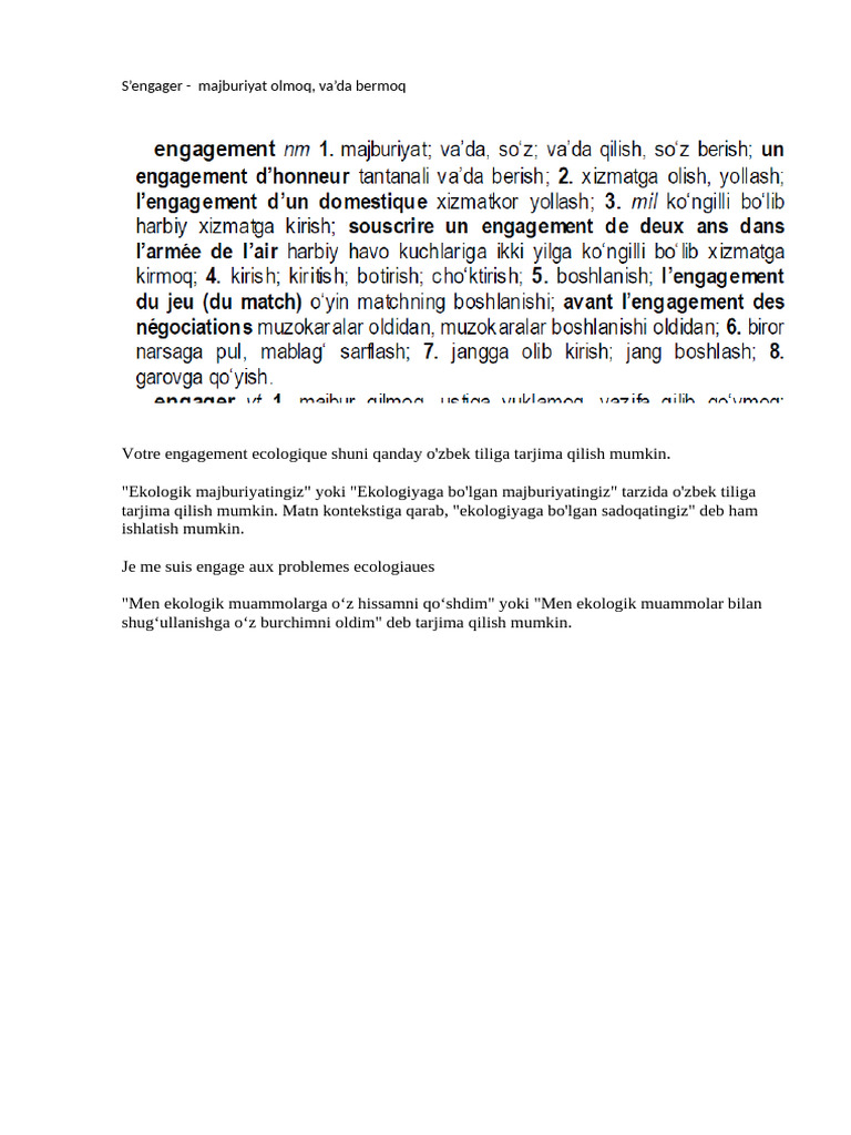 Engagement | PDF