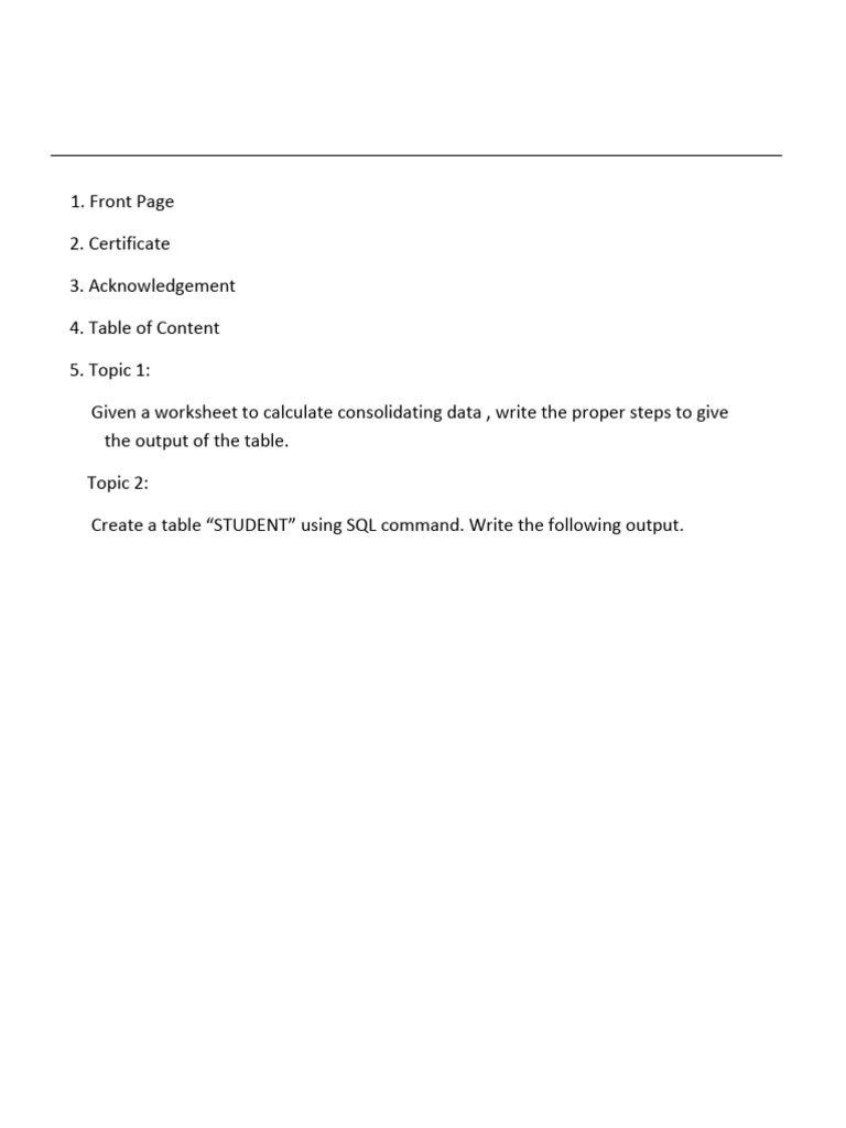 IT Project Class X 2025-26 | PDF