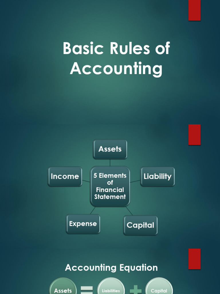 Essential Accounting Principles Guide | PDF | Debits And Credits | Expense