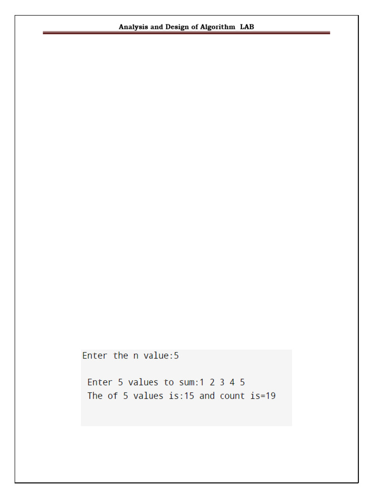 Algorithm Lab Experiments in C | PDF | Integer (Computer Science ...