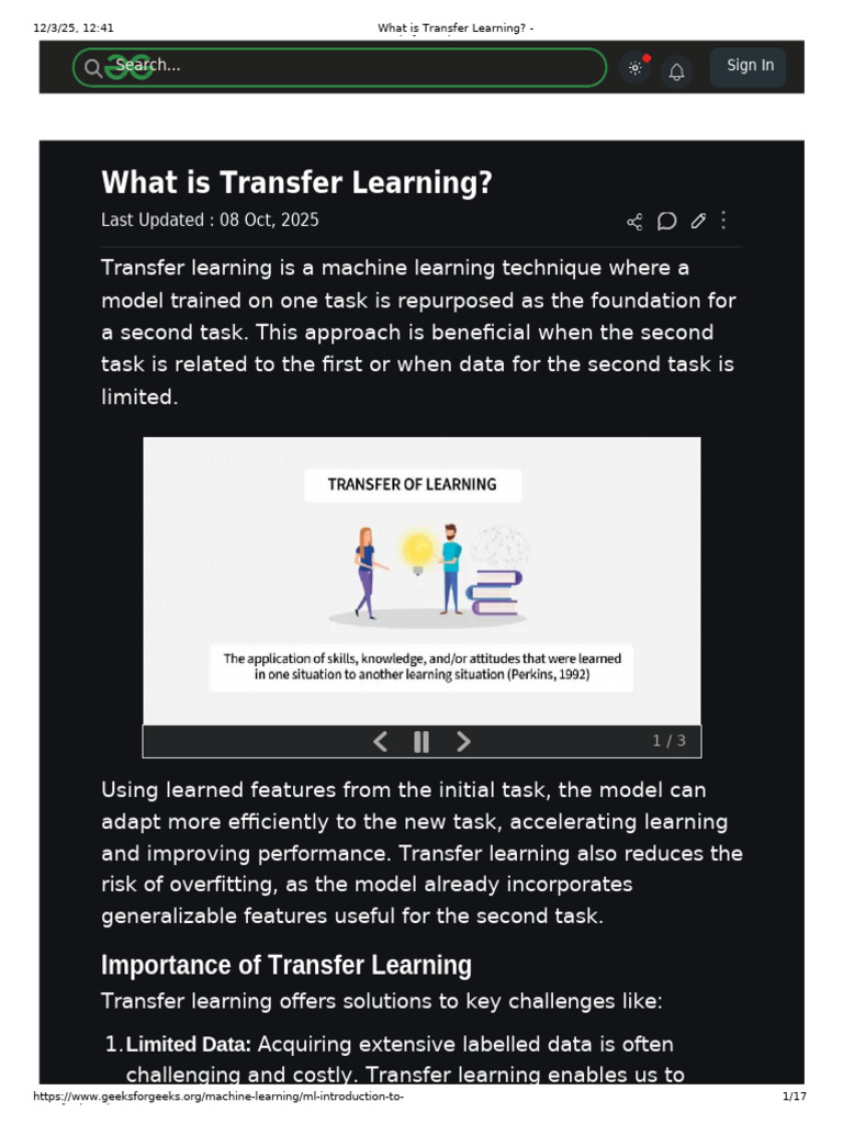 What Is Transfer Learning | PDF | Accuracy And Precision | Cognitive ...