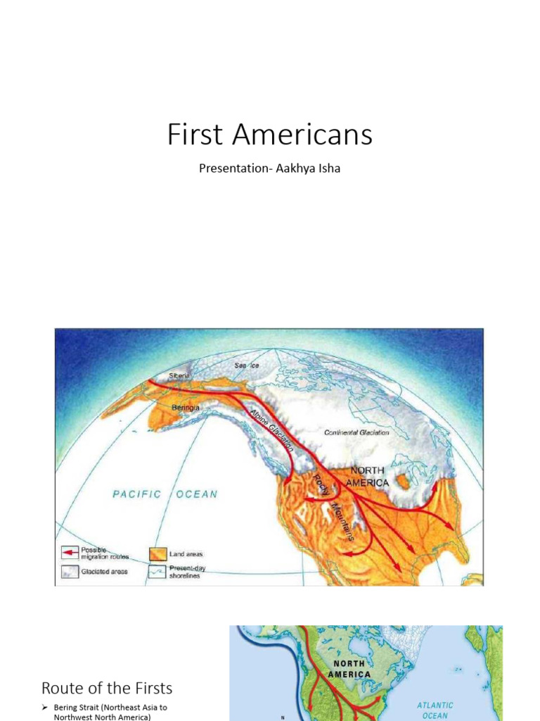 First Americans: Cultures and Migration | PDF