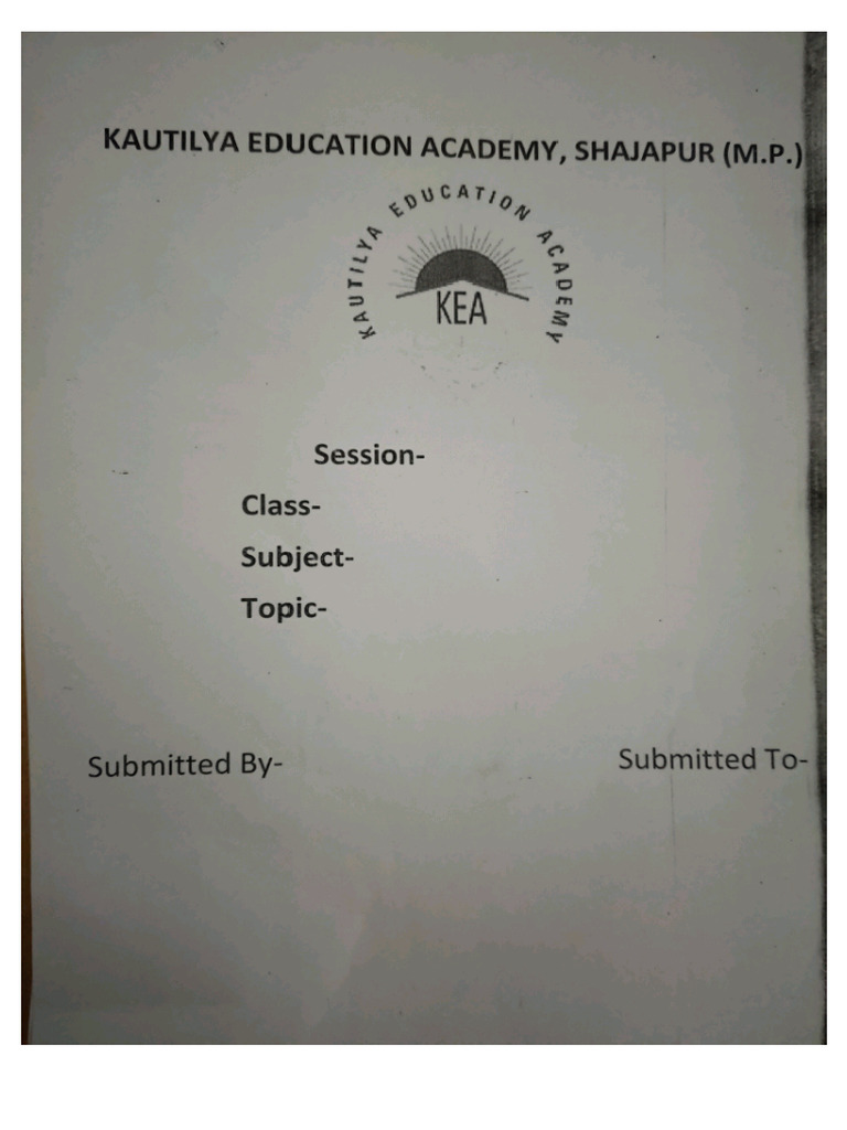 Front Page PDF | PDF
