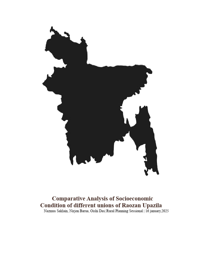 Socio Economic Condition of Raozan | PDF | Literacy | Quantitative Research
