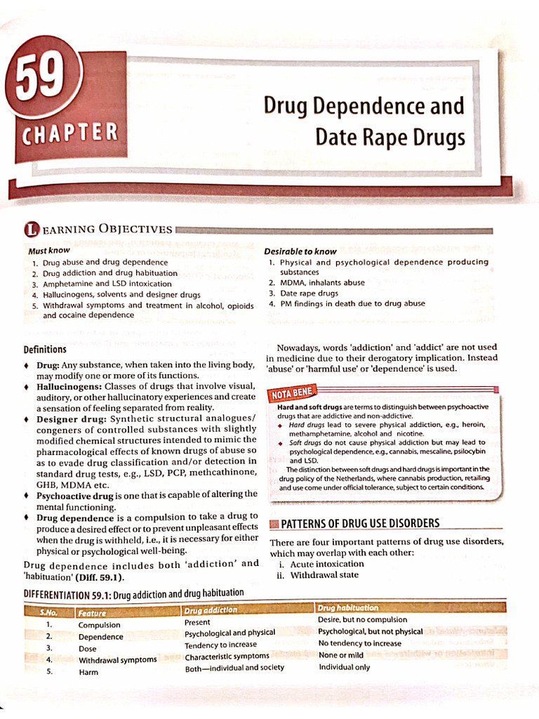Drug Dependence and Addiction Overview | PDF | Psychoactive Drugs ...