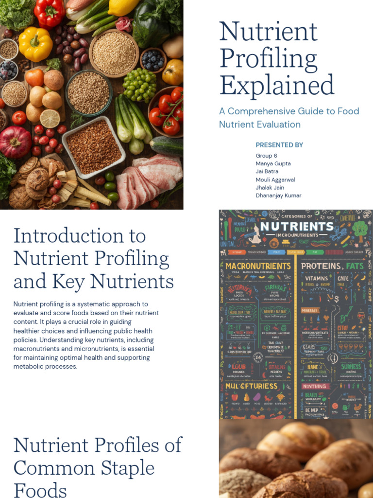 Nutrient Profiling: A Complete Guide | PDF | Nutrients | Foods