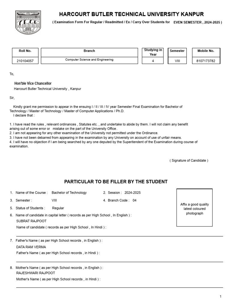 ExamForm (1) (9) | PDF