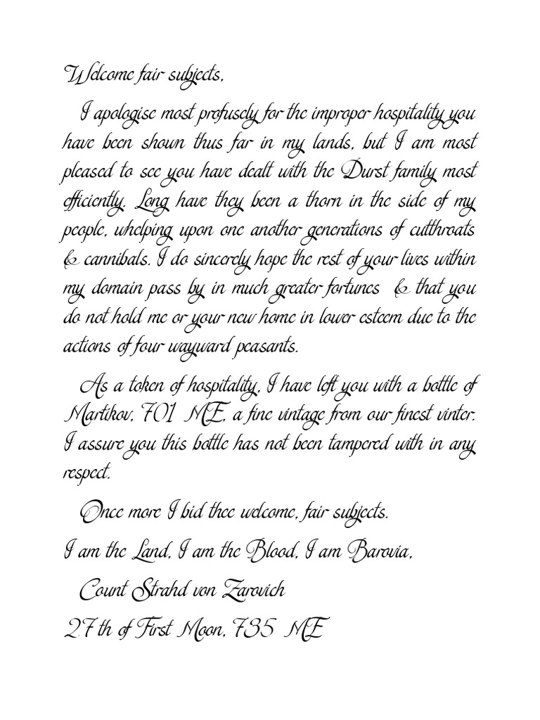 CurseofStrahd_Refanged_AWarmWelcome | PDF