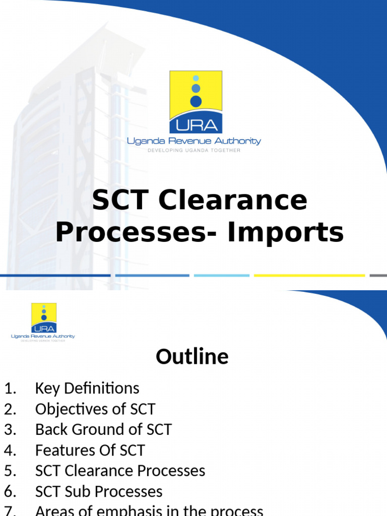SCT Clearance Processes for Imports | PDF | Bill Of Lading | Customs