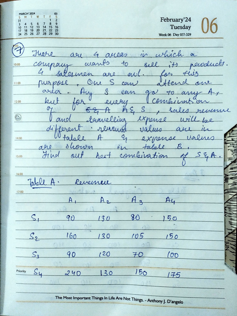 Hungarian Method to Solve AP Part 2 | PDF