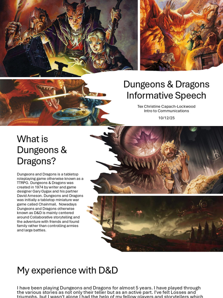 Understanding Dungeons & Dragons | PDF | Dungeons & Dragons | Tabletop ...