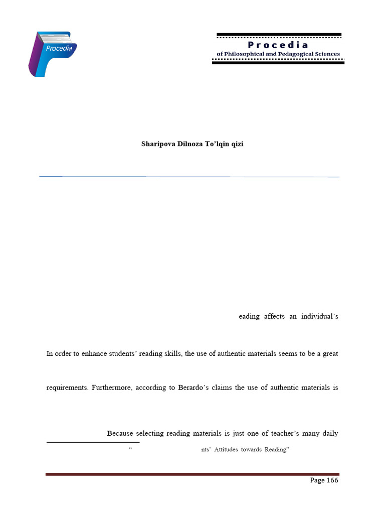 Authentic Reading Material for EFL B1 | PDF | English As A Second Or ...